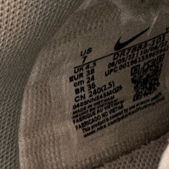 Nike Air Force 1 shadow. Size 7 - Picture 6 of 6